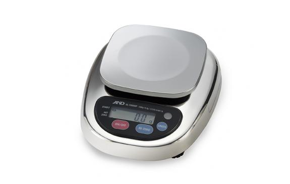AND Weighing HL-300WPF Compact Washdown Scale with Small Pan, NTEP, 300 g x 0.1 g