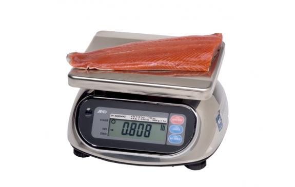 AND Weighing SK-5000WPF Washdown Compact Scale, NTEP, 5000 g x 2 g