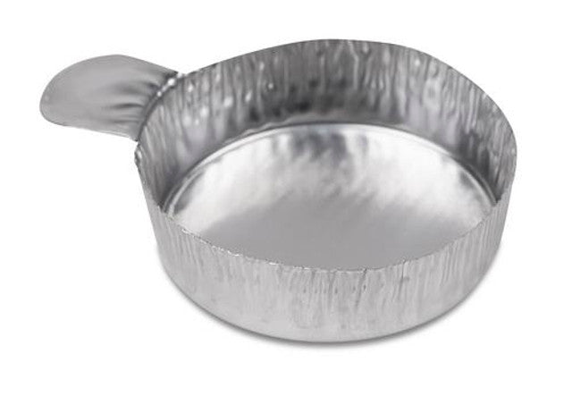 Heathrow Scientific 120932 Aluminium Weigh Boat 5ml, 28 x 10mm crinkle wall, with tab, 100/pk