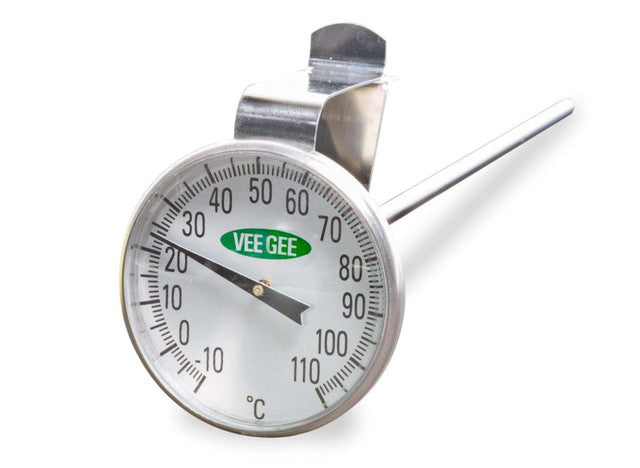 Heathrow Scientific 82220 Thermometer, Dial, 0° to 220°F, 1.75"Diameter, 1/pk