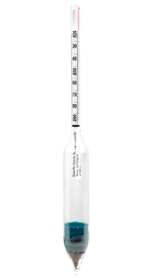 Heathrow Scientific 6602-6S Specific Gravity Hydrometer, 0.940 to 1.010, 0.001 subdivisions, 165 mm, 1/pk