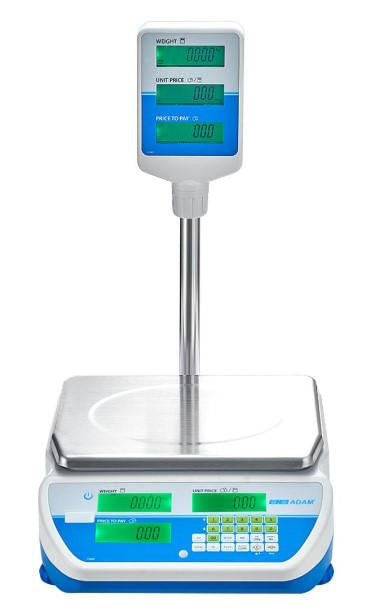 Adam Equipment SWZ 15DP Swift Price Computing Retail Scale, 6 / 15 kg x 2 / 5 g