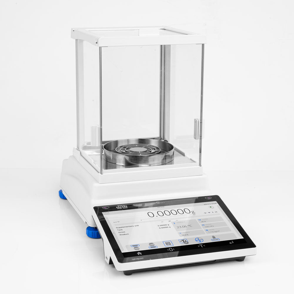 Radwag AS 220.5Y Ellipsis 5Y Serie Analytical Balance, 220 g x 0.0001 g