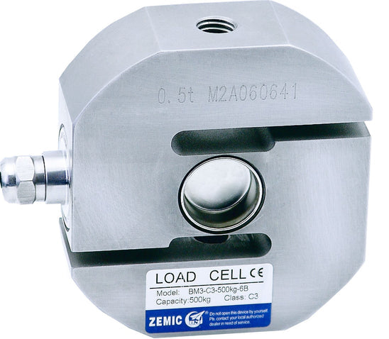 Zemic BM3 (5.0t-6.0t) Stainless Steel S-type Load Cell, OIML approved