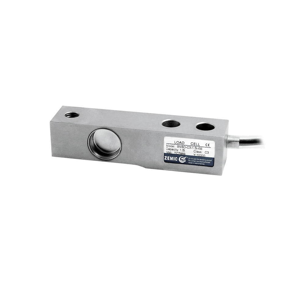 Zemic BM8D (1Klb-5Klb (SE)) Stainless Steel Shear Beam Load Cell, OIML approved