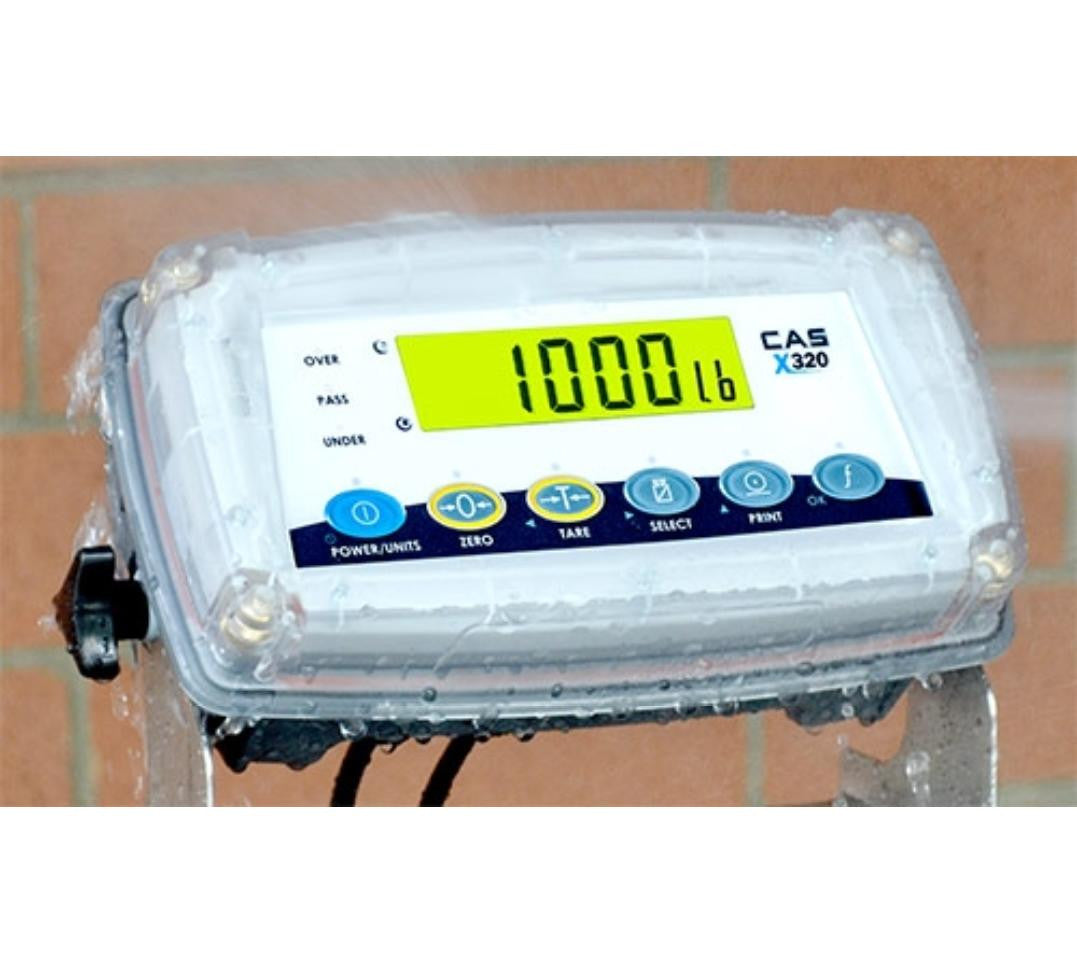 CAS EX-10025 Enduro Extreme Washdown Checkweighing Scale, 10" x 10", NTEP, 25 lb x 0.005 lb