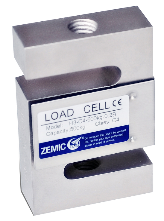 Zemic H3 Nickel Plated Alloy Steel S-type Load Cell, OIML approved, 15Klb-20Klb
