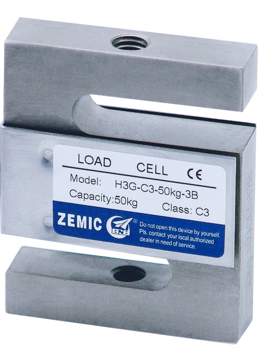 Zemic H3G (20Klb) Nickel Plated Alloy Steel S-type Load Cell, OIML approved