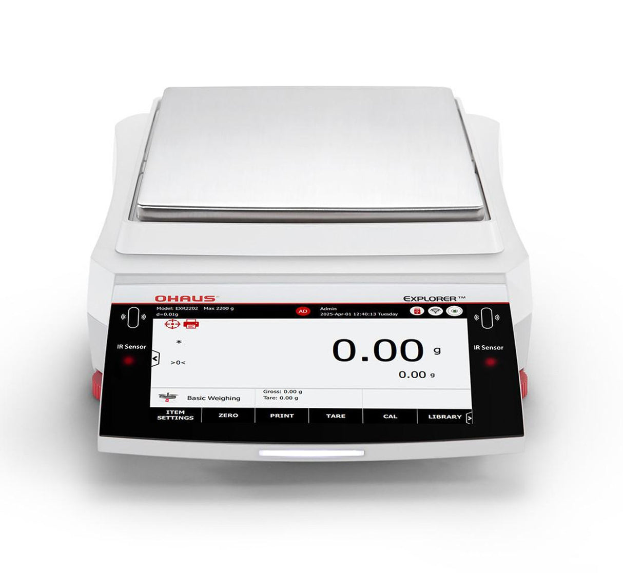 Ohaus EXR2202 Explorer Precision Balance, 2200 g x 0.01 g
