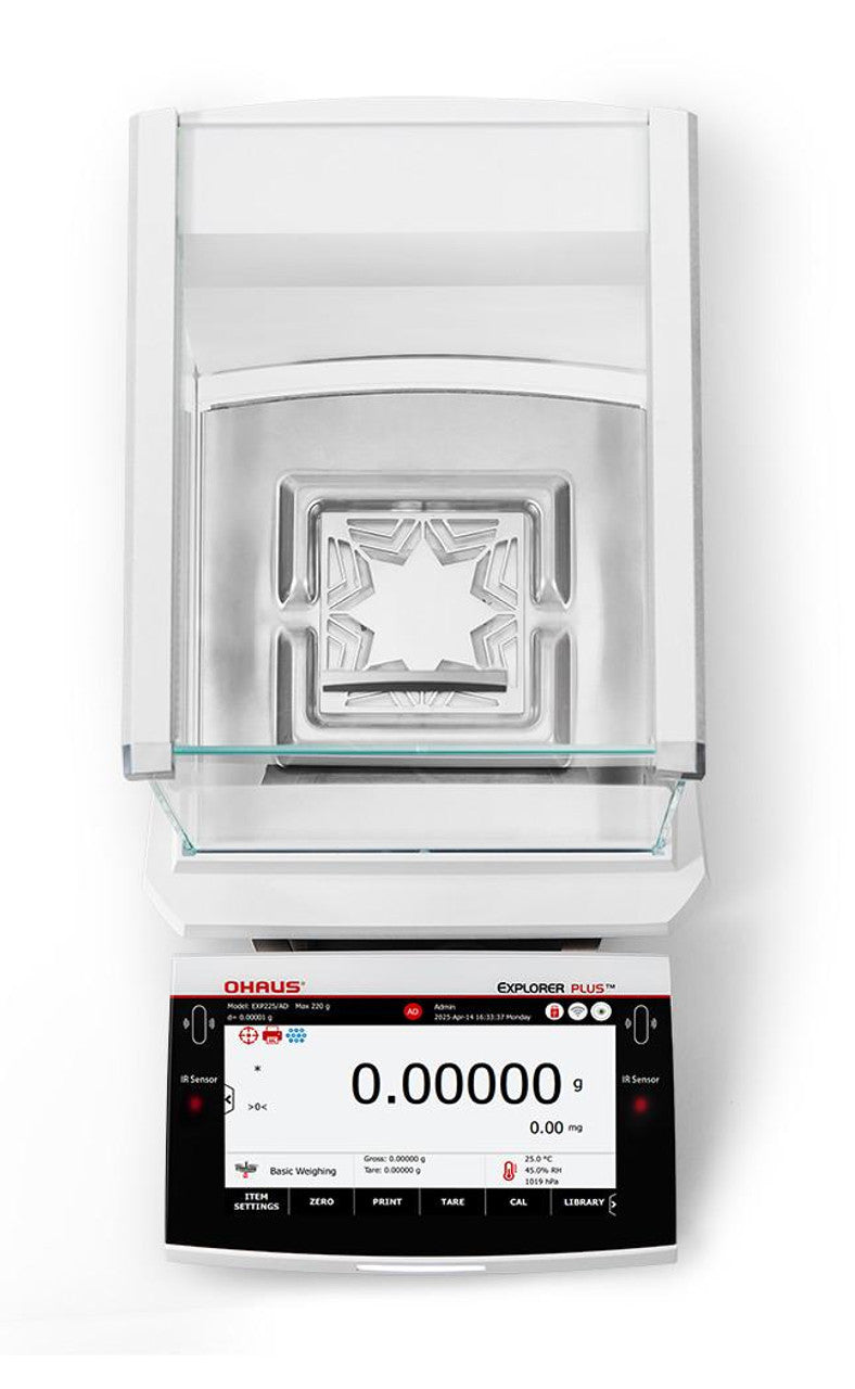 Ohaus EXP125/AD Explorer Plus EXP125/AD Semi Microbalance, 120 g x 0.01 mg