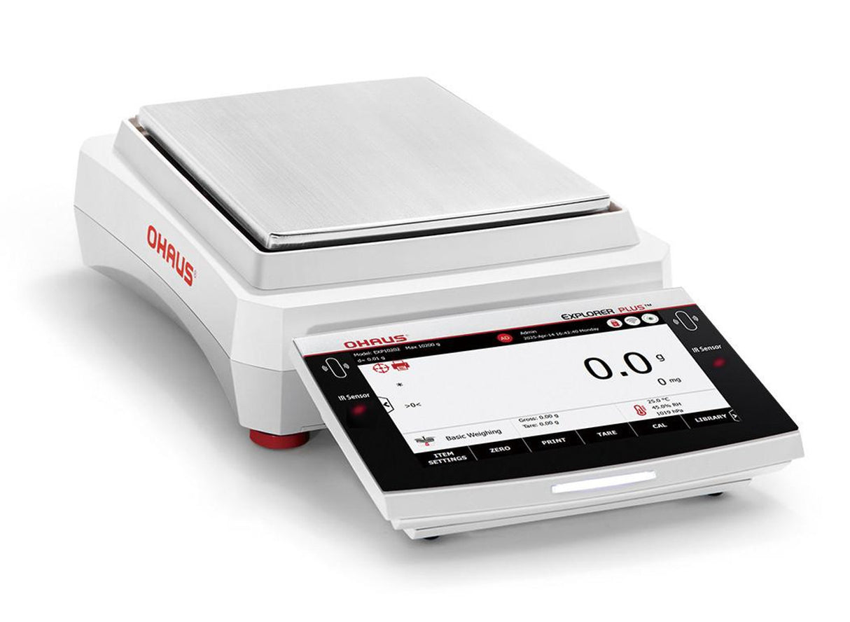 Ohaus EXP10201 Explorer Plus Precision Balance, 10200 g x 0.1 g