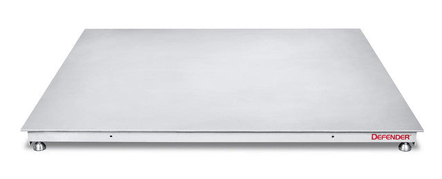 Ohaus i-DF2500C1R Defender 3000 Washdown Floor Scale Platform, 1250000 g x 200 g, 3' x 3', NTEP