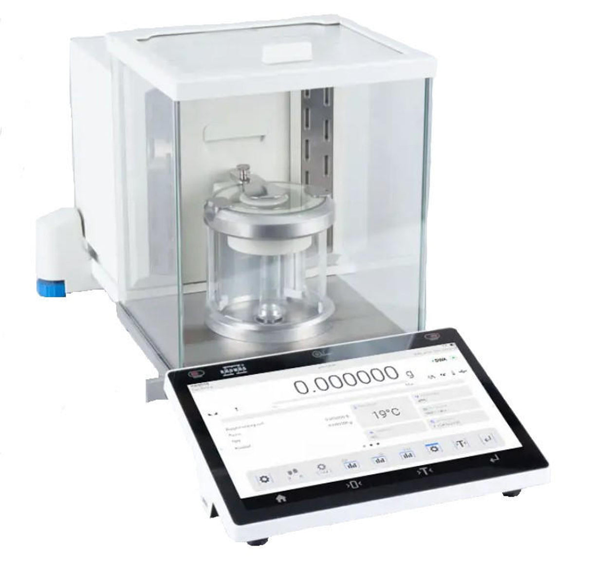 Radwag XA 21.5Y.M.A.P Ellipsis Series Pipette Calibration Microbalance, 21 g x 0.000001 g