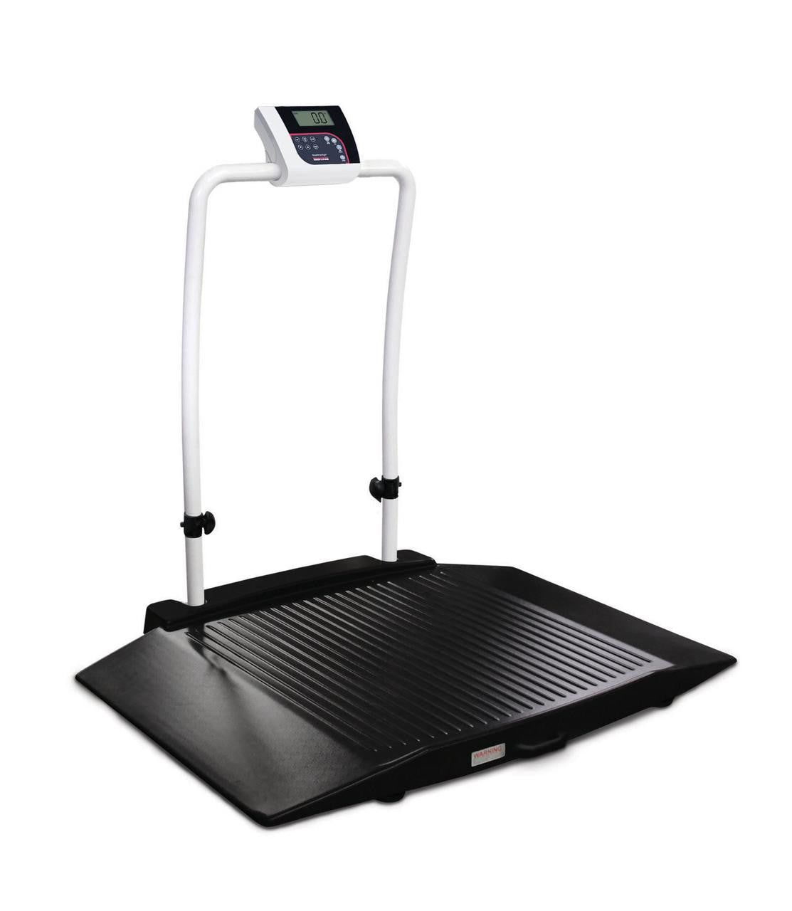 Ricelake 350-10-3BLE Healthweigh Dual-Ramp Wheelchair Scale, Foldable, Bluetooth, 1000 lb x 0.2 lb
