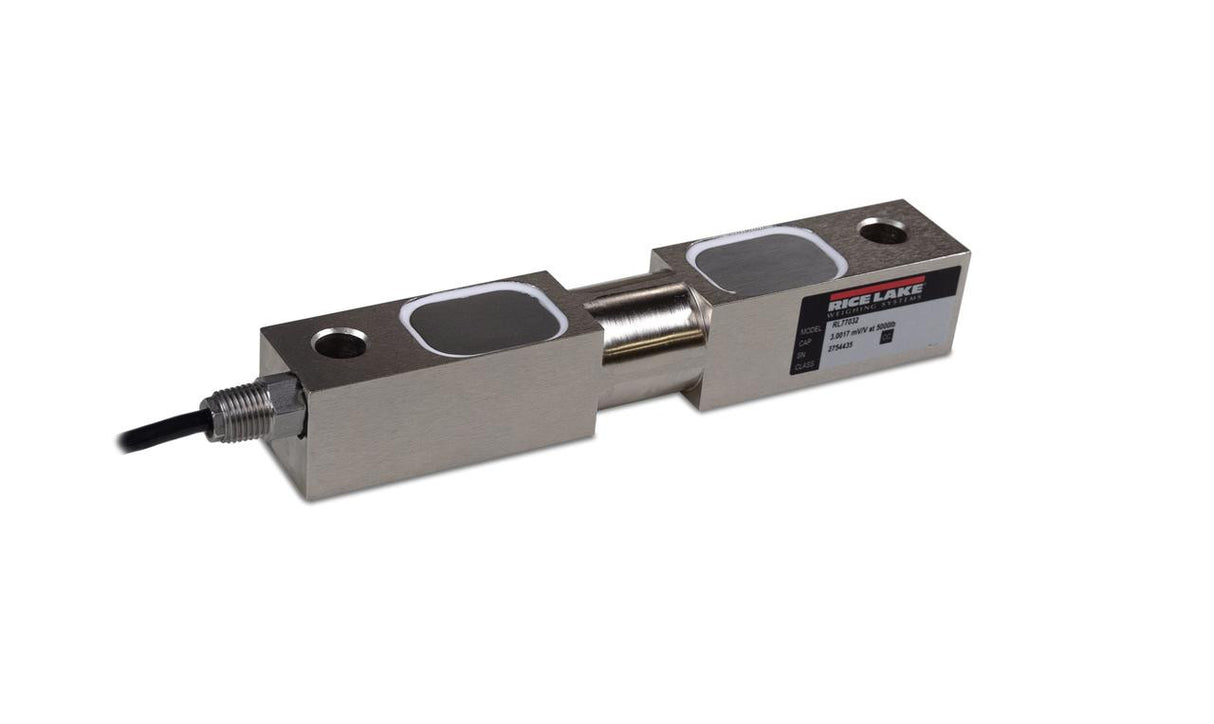 Ricelake 221551 RL77032SS Double Ended Beam Load Cell, Environmentally sealed, 2500 lb