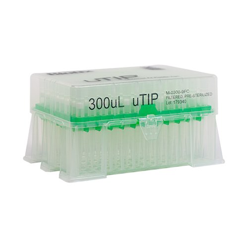 Biotix 63300045 Universal Pipette Tips 20-300 μL Racked, Filtered, Sterilized, 10 racks of 96/pack (Rainin Alternative)