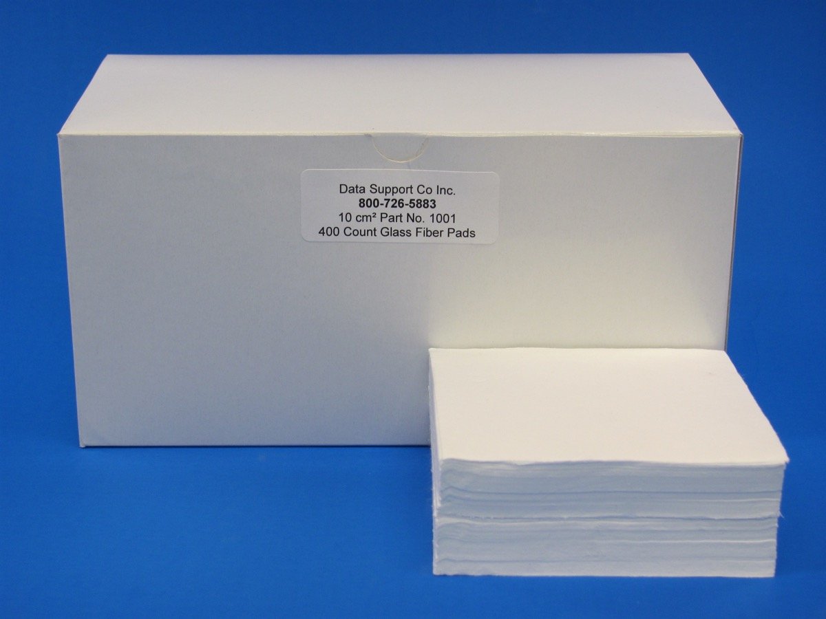 DSC Glass Fiber Sample Pads 10 x 10 cm™ (4 x 4") Square for CEM Microwave Moisture Analyzers (PN:1001GEN)