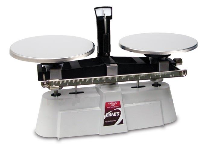 Ohaus 1550-SD Harvard Trip Balance, 2000 g Capacity, 0.1 g Readability