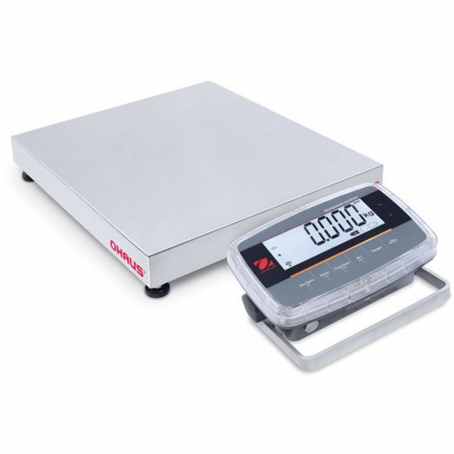 Ohaus i-D61PW25WQL5 Defender 6000 Washdown Bench Scale, 25000 g x 1 g, 18" x 18", NTEP