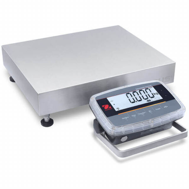 Ohaus i-D61PW50K1L5 Defender 6000 Washdown Bench Scale, 50000 g x 5 g, 20" x 16", NTEP