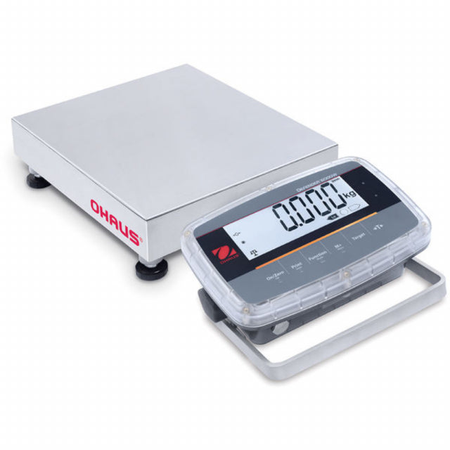 Ohaus i-D61PW12WQS5 Defender 6000 Washdown Bench Scale, 12500 g x 0.5 g, 10" x 10", NTEP