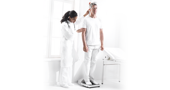 Seca 874 Flat scale with foot switches and double display
