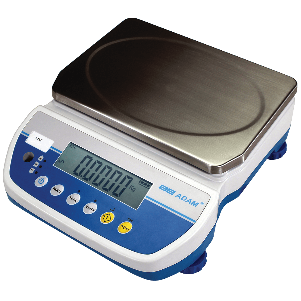 Adam Equipment LBX6 Latitude Compact Bench Scales, 6000 g Capacity, 1 g Readability