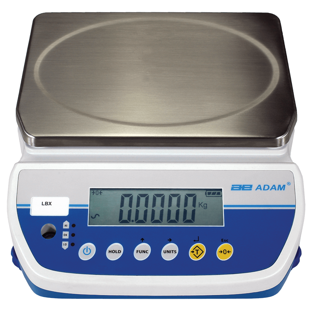 Adam Equipment LBX30 Latitude Compact Bench Scales, 30000 g Capacity, 5 g Readability