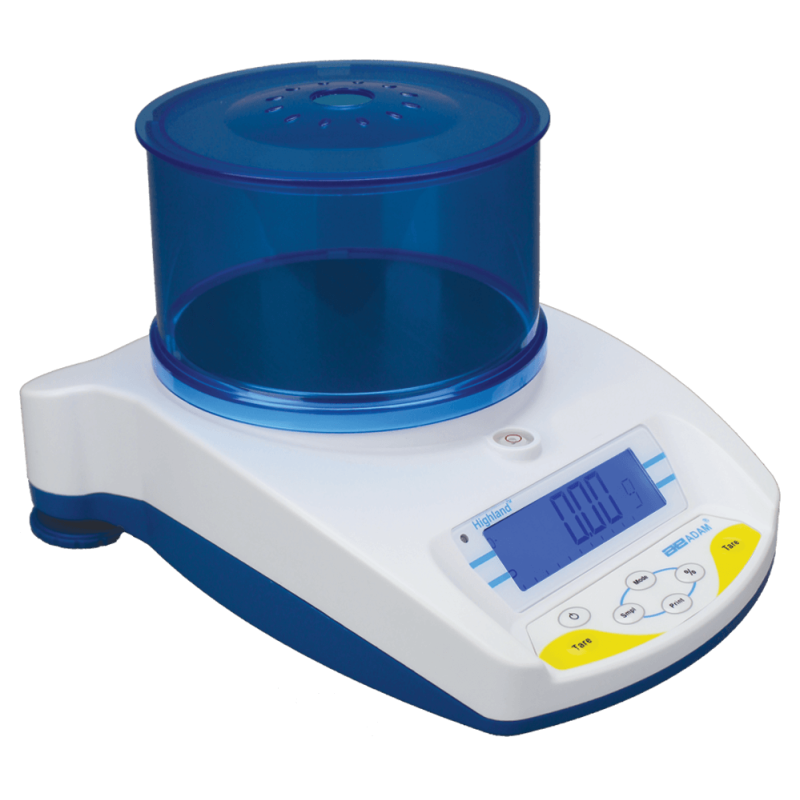 Adam Equipment HCB 2202 HighlandР’В® Portable Precision Balances, 2200 g Capacity, 0.01 g Readability