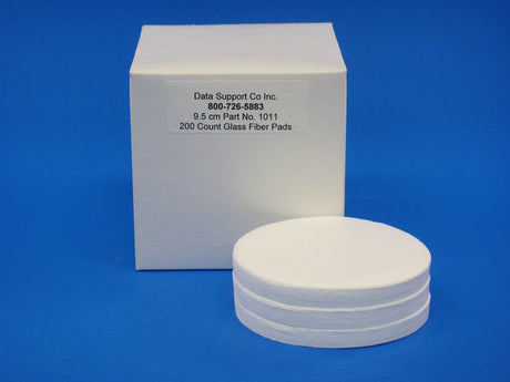 DSC Glass Fiber Sample Pads 9.5 cm™ for Microwave Moisture Analyzers 200/pk