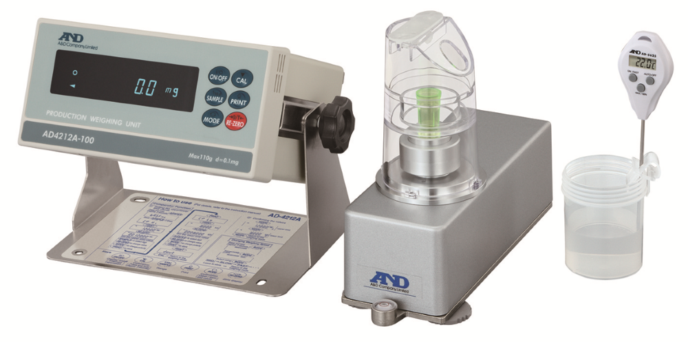 A&D Weighing AD-4212A-PT Pipette Accuracy Tester, 110 g x 0.0001 g