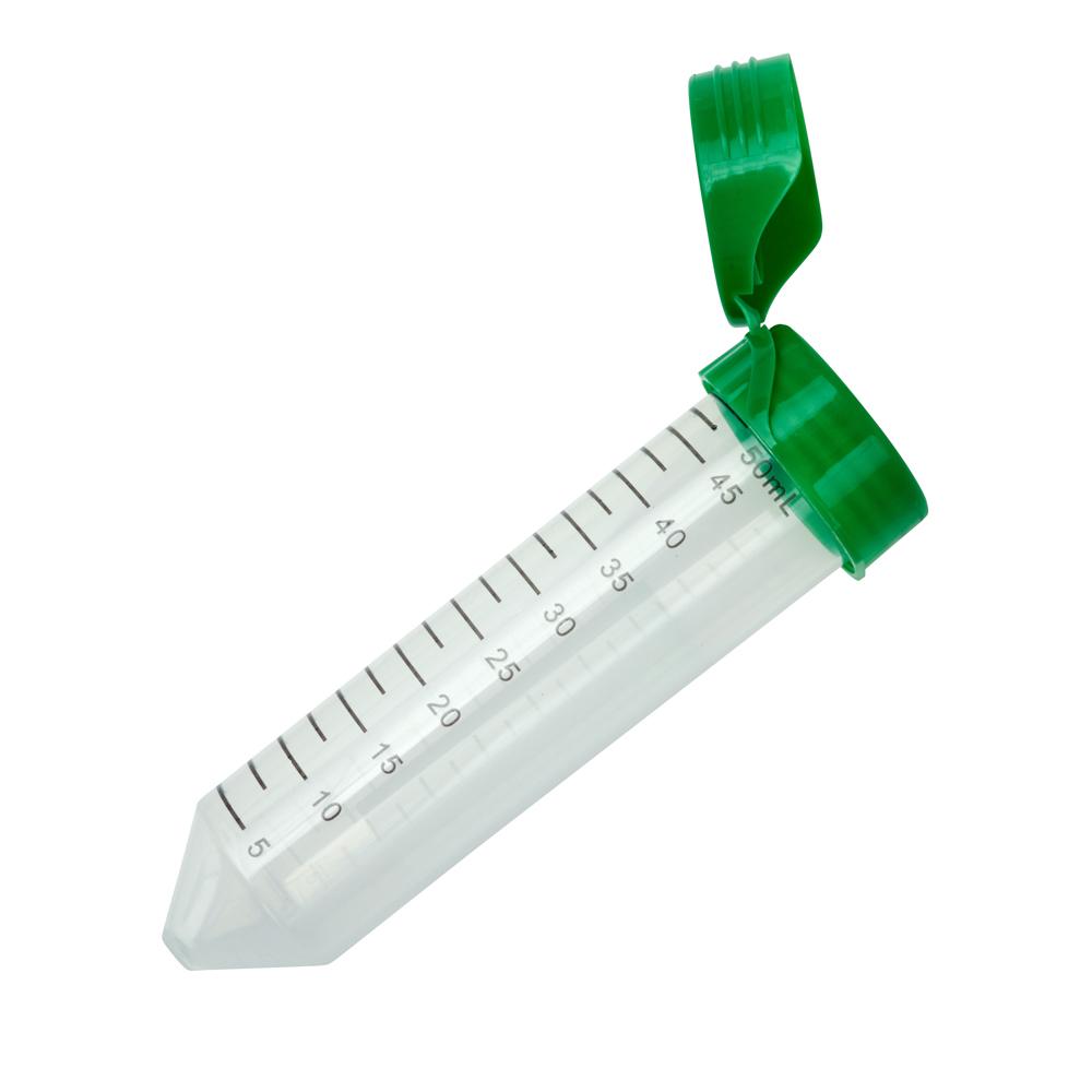 CELLTREAT 229426 50mL Centrifuge Tube, Flip Top Cap - Paperboard Rack, Sterile (500/pk)