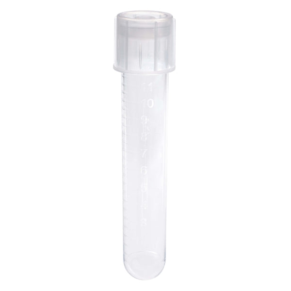 CELLTREAT 230440 Culture Tube and Dual Cap 14mL , PS, Sterile, 500/pk