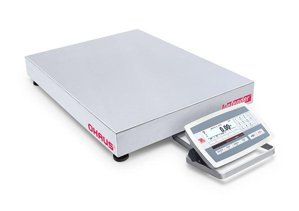 Ohaus D52XW125WTX5 DEFENDER 5000 Washdown Bench Scale, 125000 g x 5 g, 24" x 18", NTEP