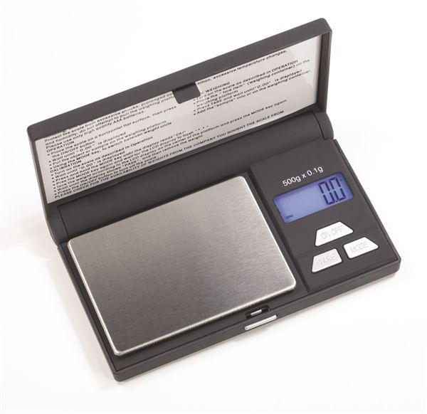 Ohaus YA501 Portable Precision Balance Weighing in a Compact Case, 500 g Capacity, 0.1 g Readability