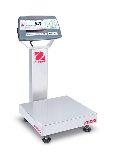 Ohaus D52P25RQR1 DEFENDER 5000 - D52 Bench Scale, 25000 g x 1 g, 12" x 12", NTEP