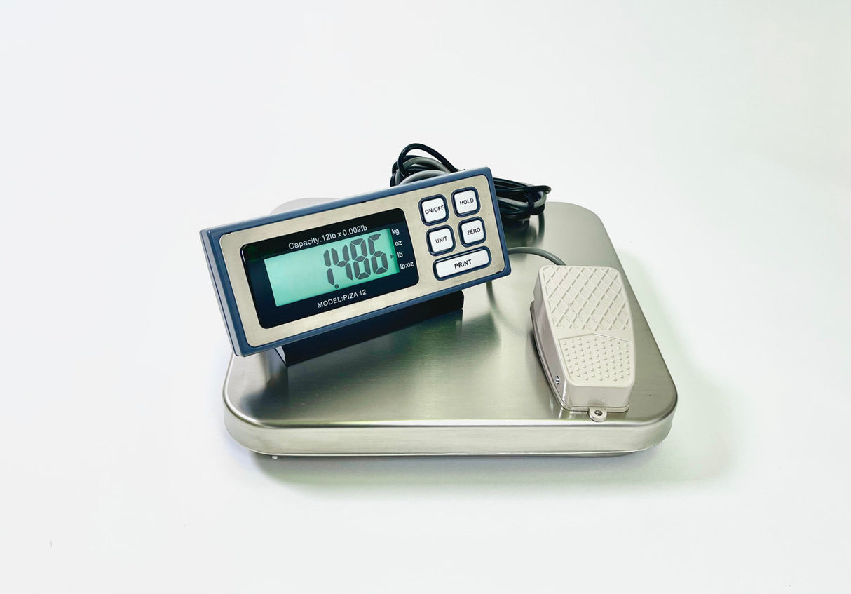 TREE PIZA 25 Bench Scale, 25 lb Capacity, 0.05 lb Readability