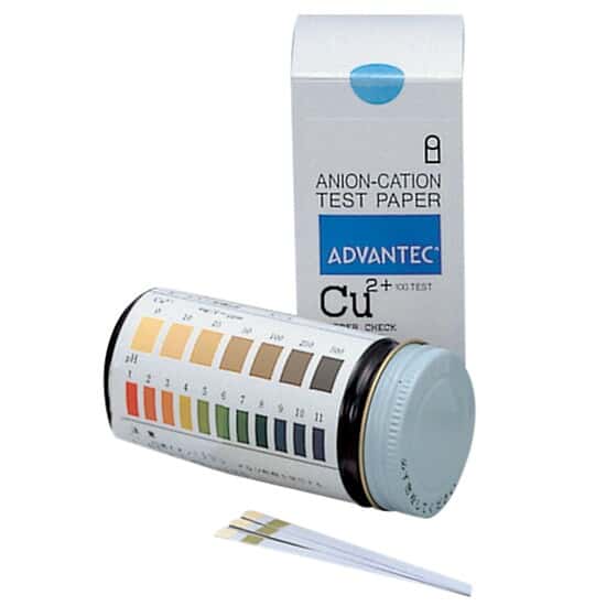 Advantec 07030020 Test papers COPPER CHECK 100/STICKS