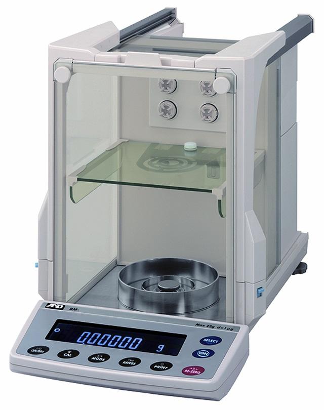 A&D BM-252 BM Series Semi-Micro Balance, 250 g Capacity, 0.00001 g Readability