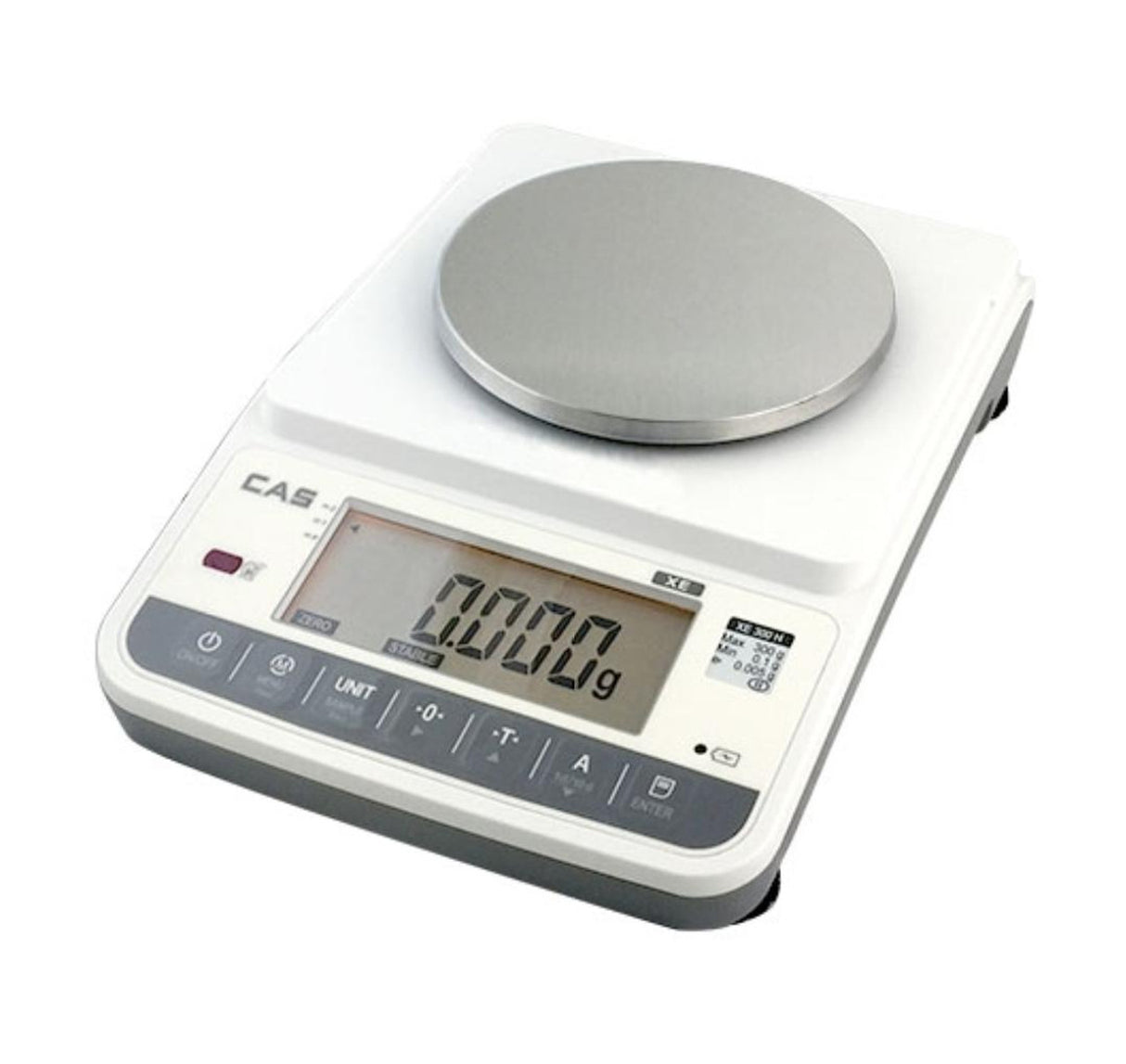 CAS XE-600H High Accuracy Bench Scale, 600 g Capacity, 0.01 g Readability