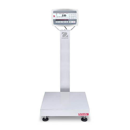 Ohaus D52XW50RQL2 DEFENDER 5000 Bench Scale, 50000 g x 2 g, 18" x 18", NTEP