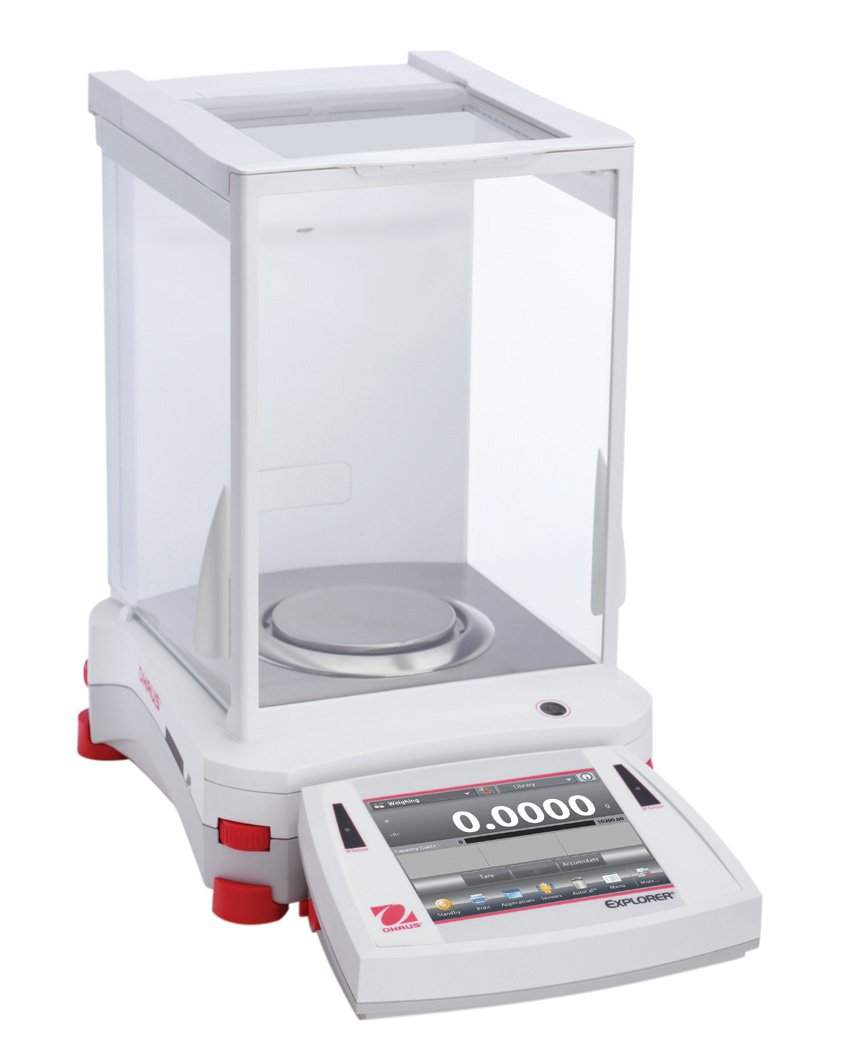 Ohaus EX1103 Explorer Precision Balance, 1100 g Capacity, 0.001 g Readability