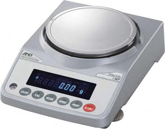 A&D FZ-3000i FZ-i Series Precision Balance, 3200 g Capacity, 0.01 g Readability