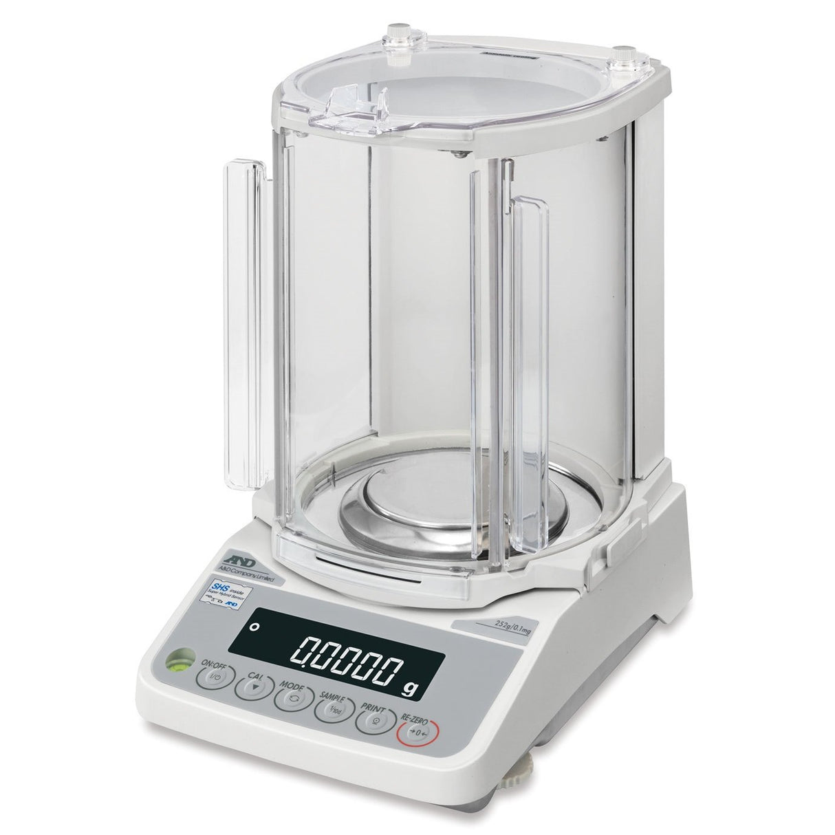 A&D HR-150AZ HR-AZ Series Compact Analytical Balance, 152 g Capacity, 0.0001 g Readability