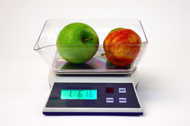 TREE KHR 3001 Kitchen Scale, 3000 g Capacity, 0.1 g Readability