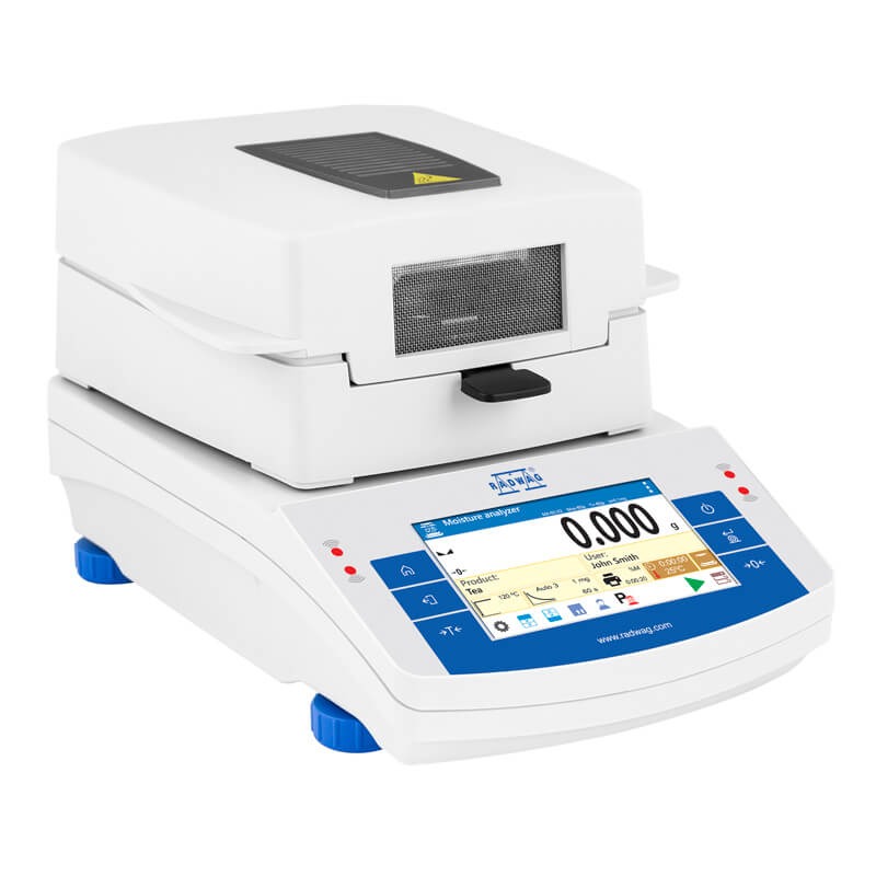 Radwag MA 50.R.NS Moisture Analyzer, 50 g x 1 mg / 0.001%, Metal Heater