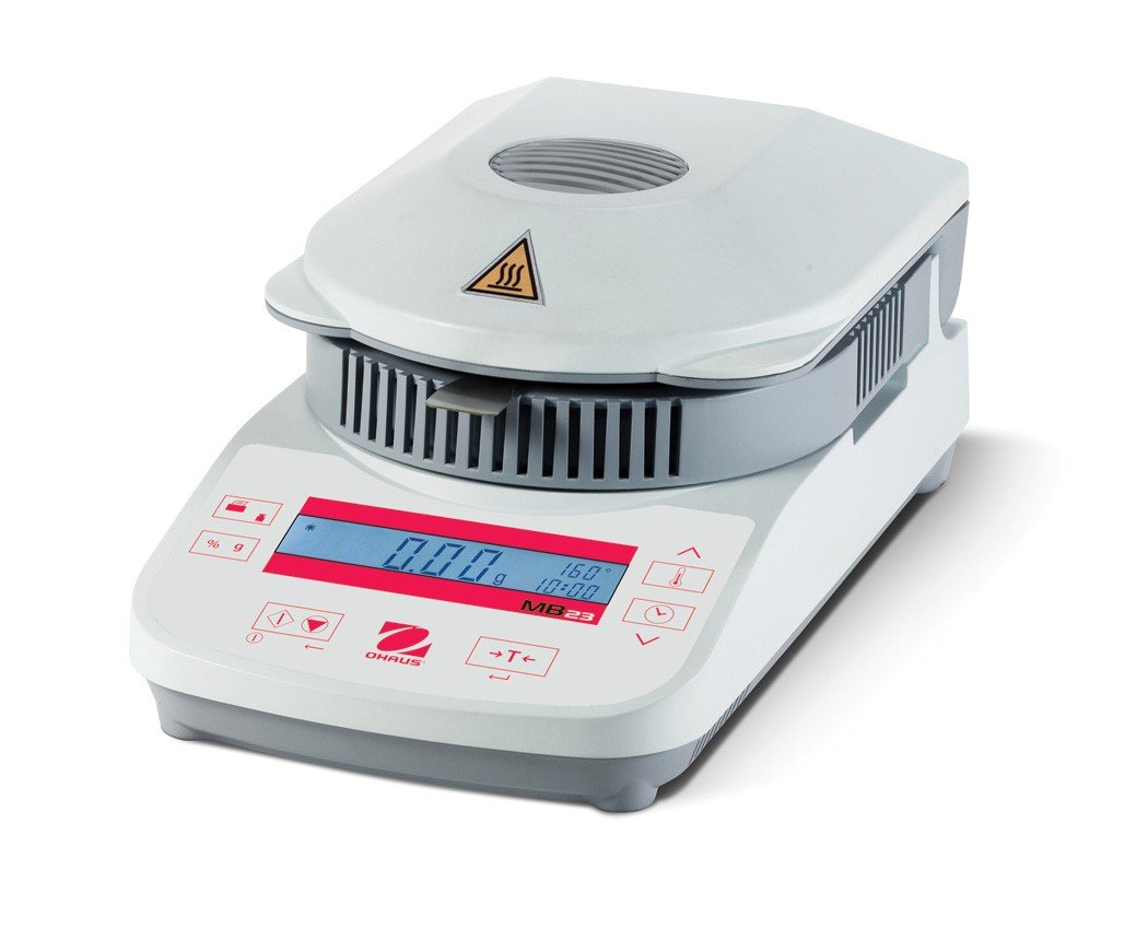 Ohaus MB23 Moisture Analyzer, 110 g Capacity, 10 mg/0.1% Readability