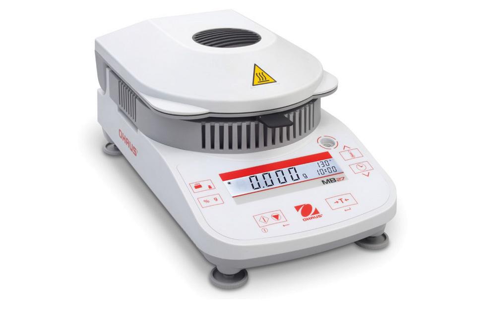 Ohaus MB27 Moisture Analyzer, 90 g Capacity, 0.001 g Readability