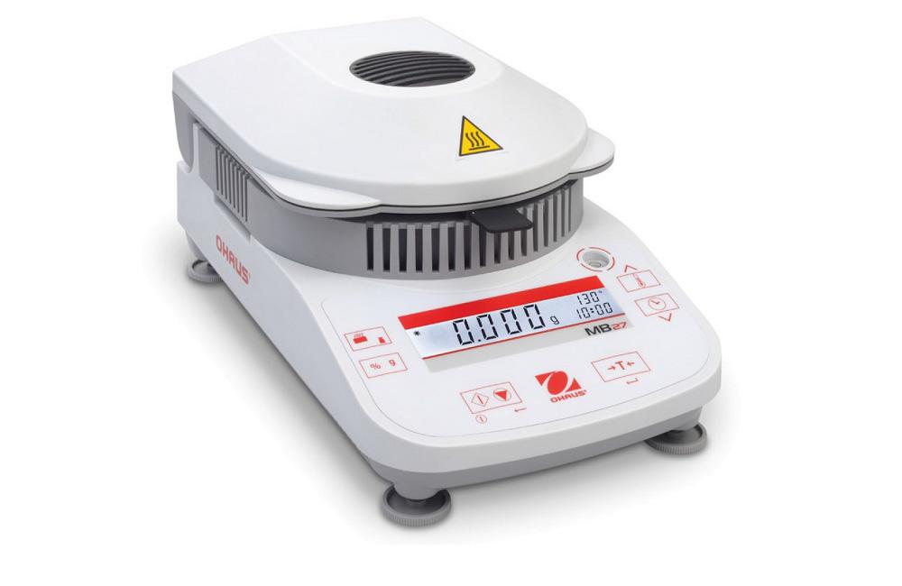 Ohaus MB27 Moisture Analyzer, 90 g Capacity, 1 mg/0.01% Readability