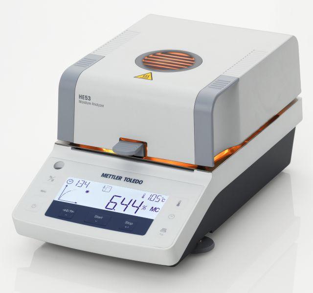 Mettler Toledo HE53 Moisture Analyzer, 54 g Capacity, 0.001 g Readability